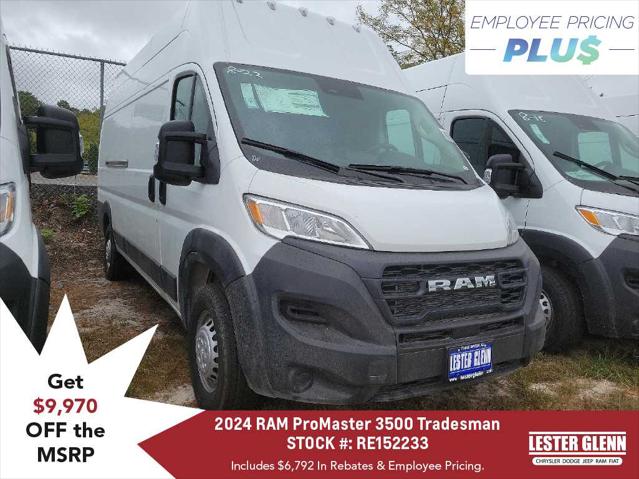 2024 RAM Ram ProMaster RAM PROMASTER 3500 TRADESMAN CARGO VAN SUPER HIGH ROOF 159 WB 