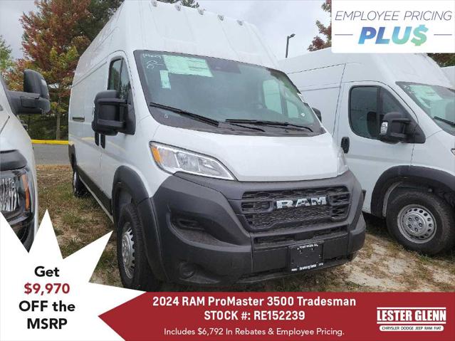 2024 RAM Ram ProMaster RAM PROMASTER 3500 TRADESMAN CARGO VAN SUPER HIGH ROOF 159 WB 2024 RAM Ram ProMaster RAM PROMASTER 3500 TRADESMAN CARGO VAN SUPER HIGH ROOF 159 WB