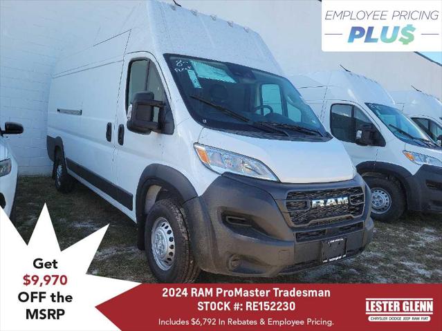 2024 RAM Ram ProMaster RAM PROMASTER 3500 TRADESMAN CARGO VAN SUPER HIGH ROOF 159 WB 2024 RAM Ram ProMaster RAM PROMASTER 3500 TRADESMAN CARGO VAN SUPER HIGH ROOF 159 WB