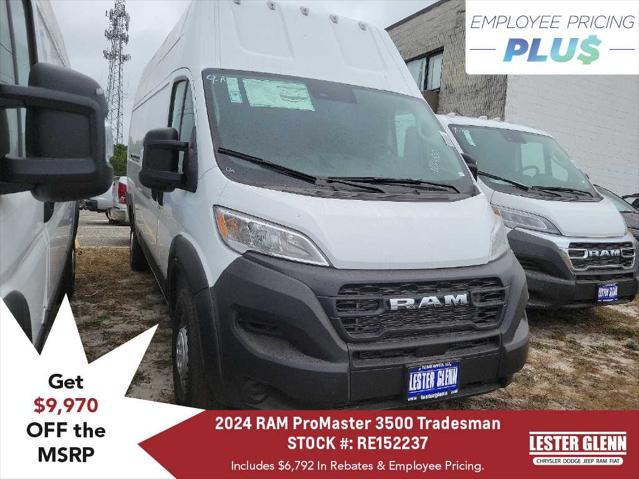 2024 RAM Ram ProMaster RAM PROMASTER 3500 TRADESMAN CARGO VAN SUPER HIGH ROOF 159 WB 