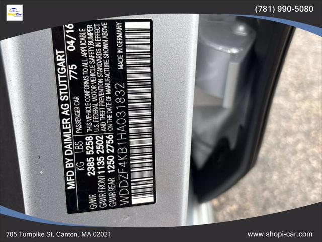 2017 Mercedes-Benz E-CLASS E 300 E 300 4MATIC Sedan 4D