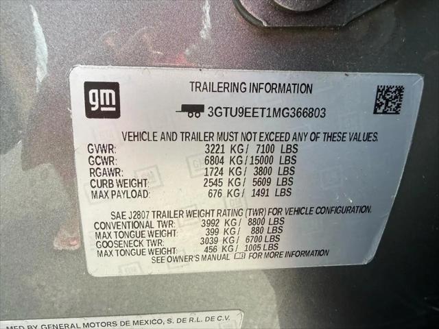 2021 GMC Sierra 1500 4WD Crew Cab Short Box AT4