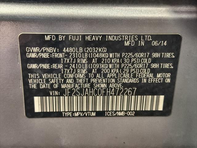2015 Subaru Forester 2.5i Limited