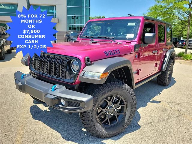 2024 Jeep Wrangler 4xe WRANGLER 4-DOOR WILLYS 4xe