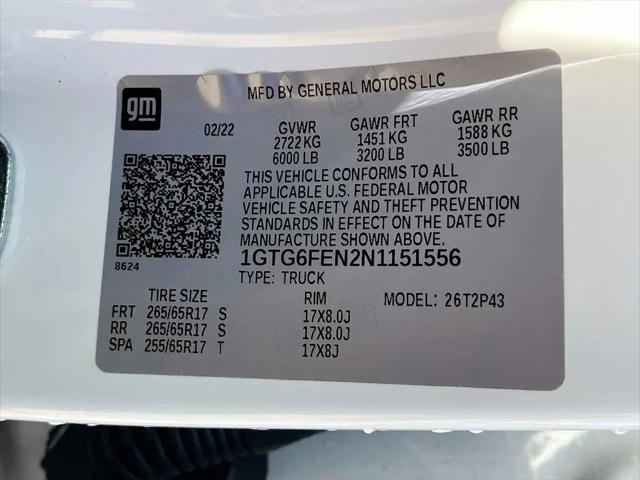 2022 GMC Canyon 4WD Crew Cab Short Box AT4 - Leather