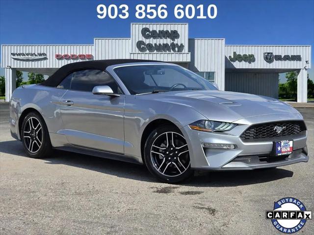 2020 Ford Mustang EcoBoost Premium Convertible for sale in Pittsburg, TX