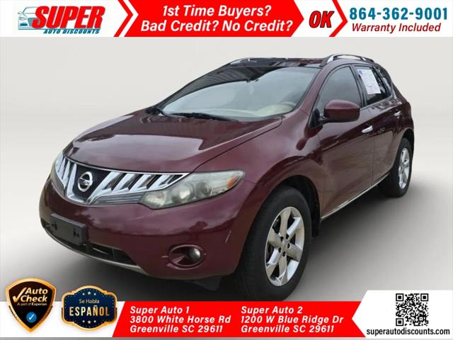 2009 Nissan Murano SL for sale in Greenville, SC