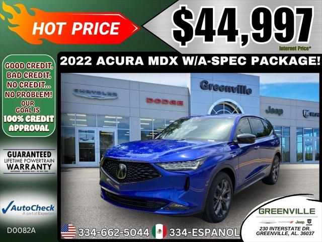 2022 Acura MDX A-SPEC Package