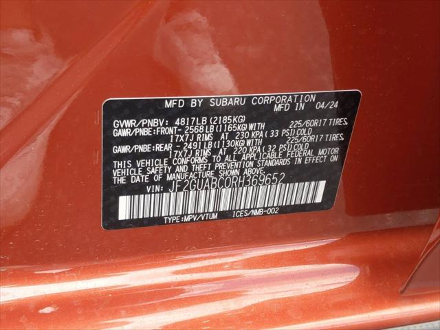2024 Subaru Crosstrek 2.0i