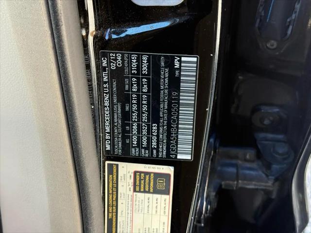 2012 Mercedes-Benz ML 350 4MATIC