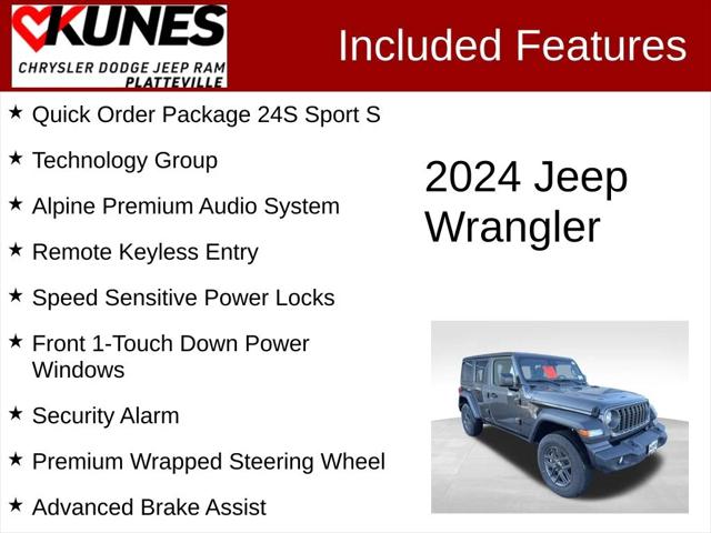 2024 Jeep Wrangler WRANGLER 4-DOOR SPORT S