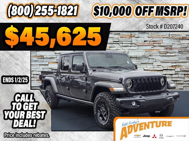 2024 Jeep Gladiator GLADIATOR WILLYS 4X4