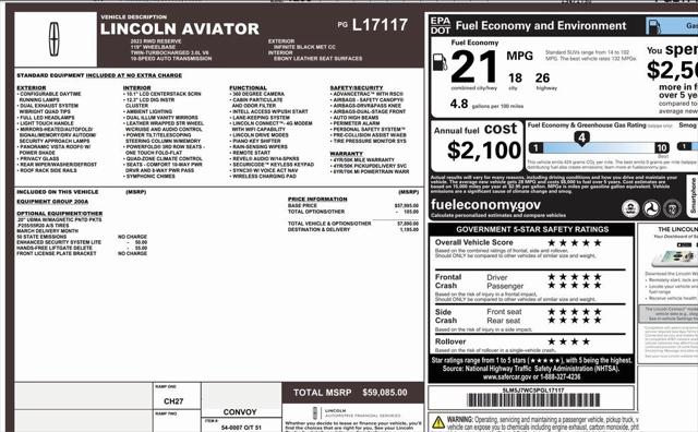 2023 Lincoln Aviator Reserve