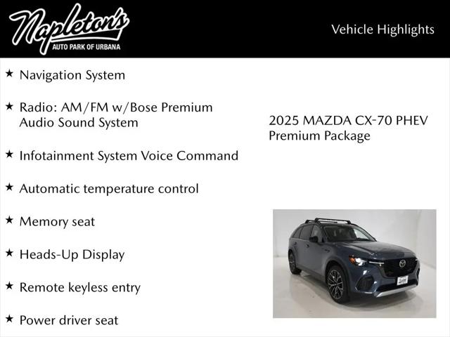 2025 Mazda CX-70 Premium Package