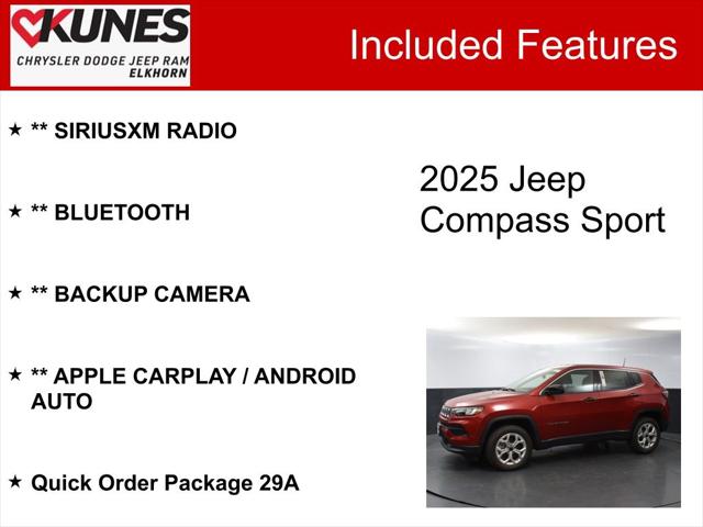 2025 Jeep Compass COMPASS SPORT 4X4