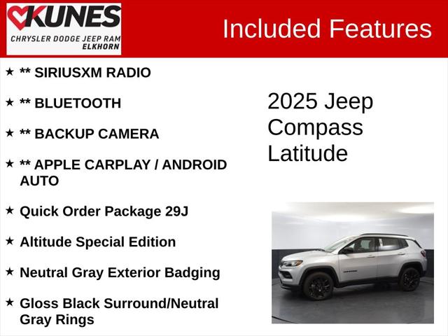 2025 Jeep Compass COMPASS LATITUDE 4X4