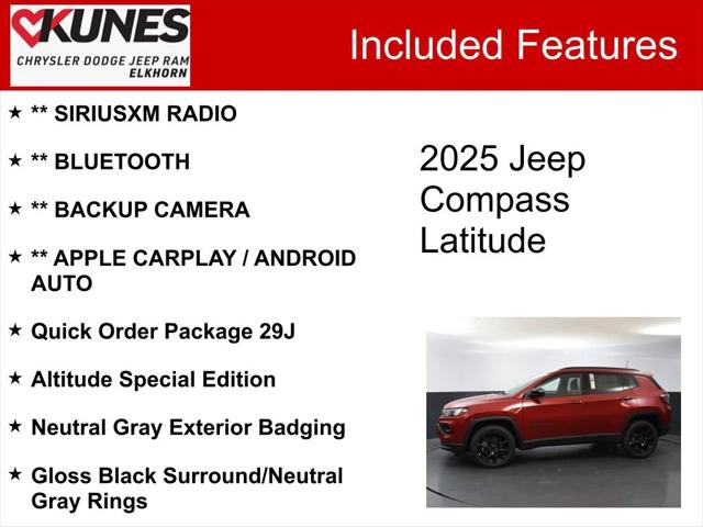 2025 Jeep Compass COMPASS LATITUDE 4X4