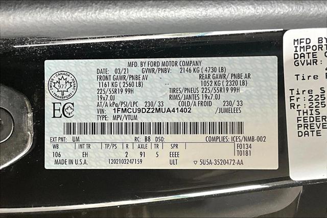 2021 Ford Escape Titanium Hybrid
