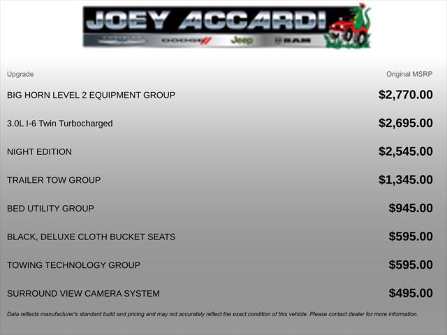 2025 RAM Ram 1500 RAM 1500 BIG HORN QUAD CAB 4X2 64 BOX