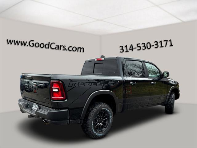 2025 RAM Ram 1500 RAM 1500 REBEL CREW CAB 4X4 57 BOX