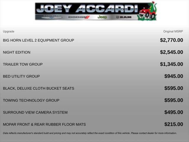 2025 RAM Ram 1500 RAM 1500 BIG HORN QUAD CAB 4X2 64 BOX