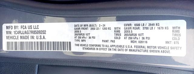2024 Jeep Grand Cherokee L Altitude 4x2