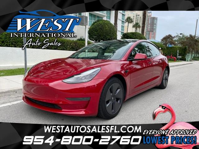 2022 Tesla Model 3 Rear-Wheel Drive for sale in Miramar, FL