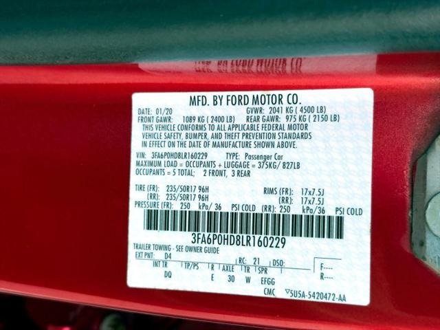 2020 Ford Fusion SE