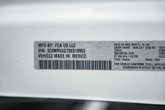 2025 Ram ProMaster Cargo Van SLT High Roof 159" WB EXT