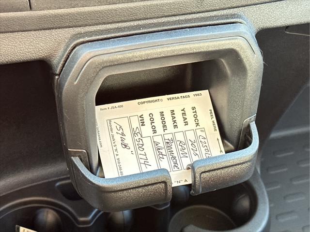 2025 Ram ProMaster Cargo Van Tradesman High Roof 159" WB w/Pass Seat