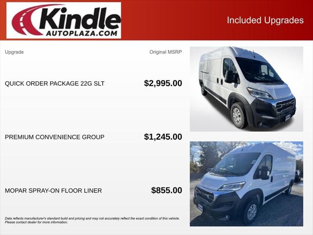 2025 Ram ProMaster Cargo Van SLT High Roof 159" WB