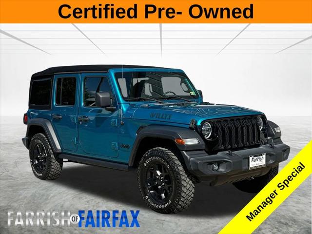 2020 Jeep Wrangler Unlimited Willys 4X4