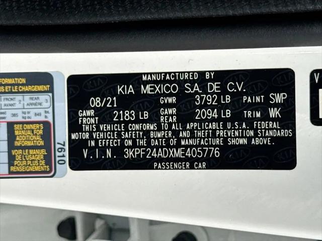 2021 Kia Forte LXS