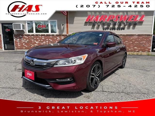 2017 Honda Accord Sport SE for sale in Brunswick, ME