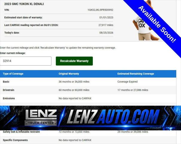 2023 GMC Yukon XL Denali for sale in Fond du Lac, WI