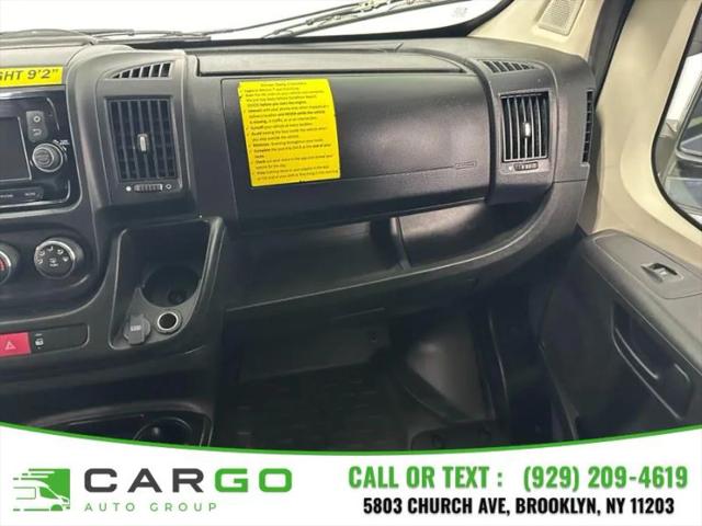2019 Ram ProMaster 2500 Cargo Van High Roof 159" WB