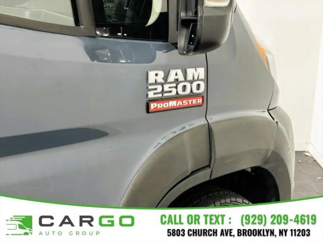 2019 Ram ProMaster 2500 Cargo Van High Roof 159" WB