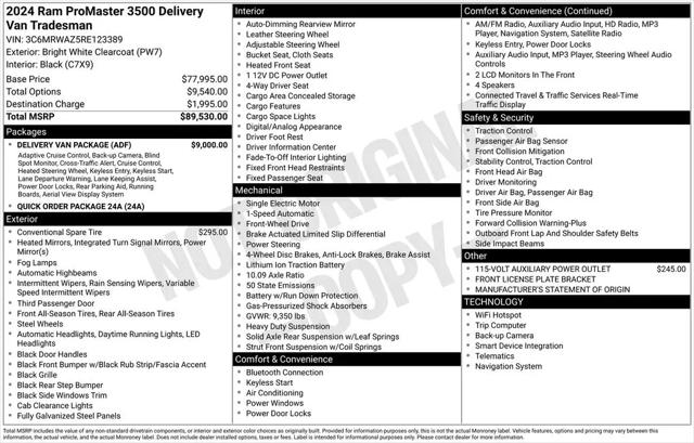 2024 Ram ProMaster Tradesman