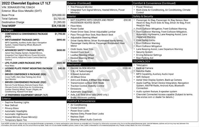 2022 Chevrolet Equinox AWD LT for sale in Fargo, ND