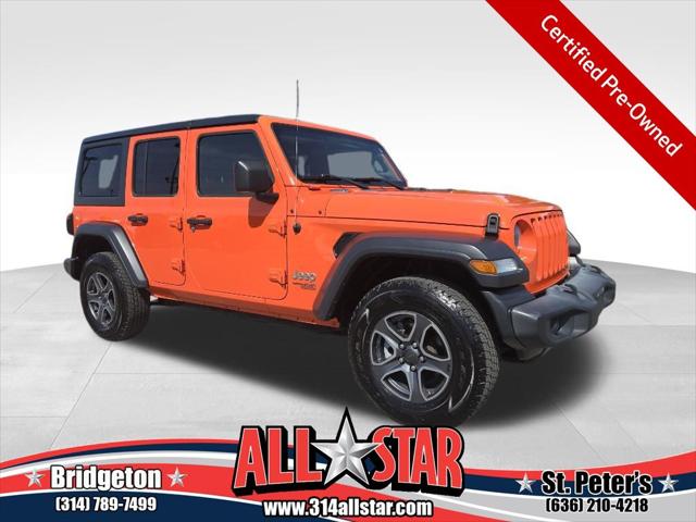 2019 Jeep Wrangler Unlimited Sport S 4x4