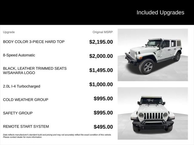 2019 Jeep Wrangler Unlimited Sahara 4x4