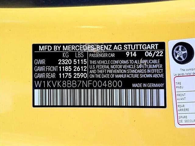 2022 Mercedes-Benz SL AMG SL 63 4MATIC