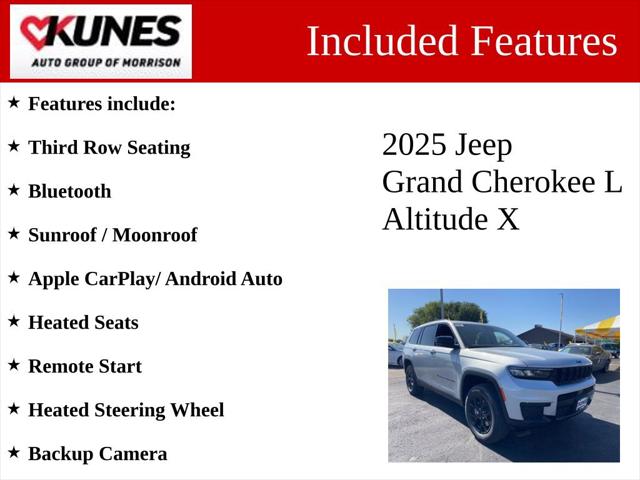 2025 Jeep Grand Cherokee GRAND CHEROKEE L ALTITUDE X 4X4