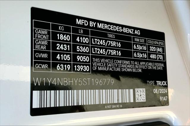 2025 Mercedes-Benz Sprinter 2500 Standard Roof 4-Cyl Diesel HO
