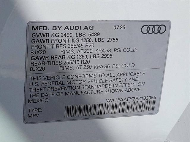 2023 Audi Q5 Prestige 45 TFSI S line quattro S tronic