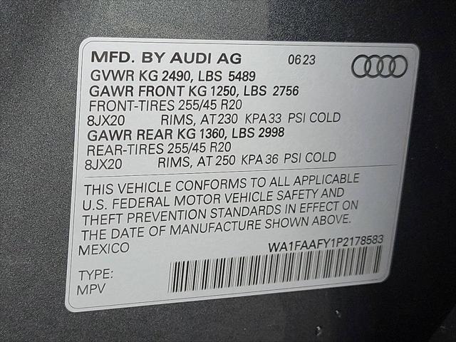 2023 Audi Q5 Prestige 45 TFSI S line quattro S tronic