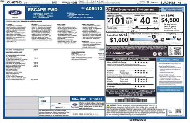 2025 Ford Escape PHEV