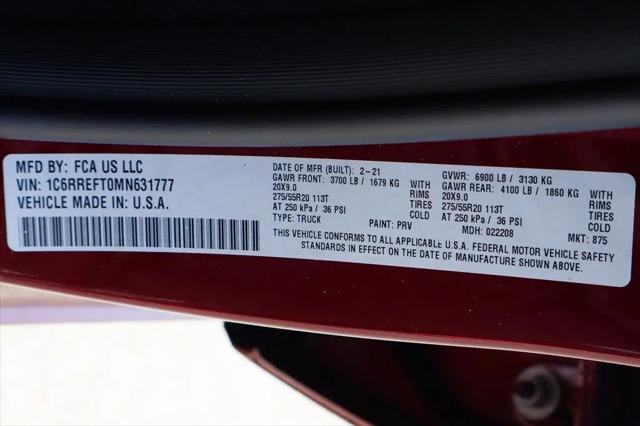 2021 Ram 1500 Lone Star Crew Cab 4x2 5'7" Box
