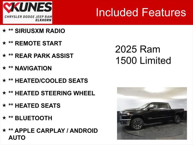 2025 RAM Ram 1500 RAM 1500 LIMITED CREW CAB 4X4 57 BOX