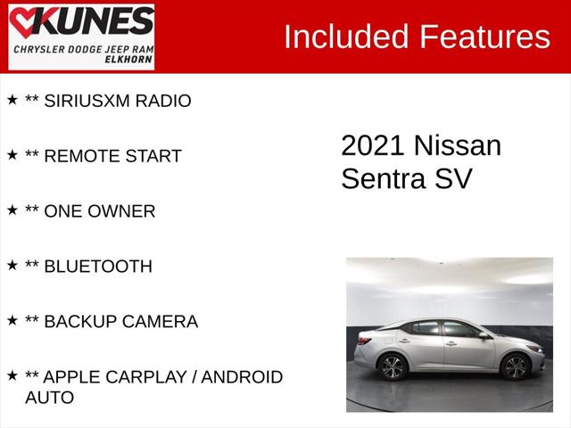 2021 Nissan Sentra SV Xtronic CVT